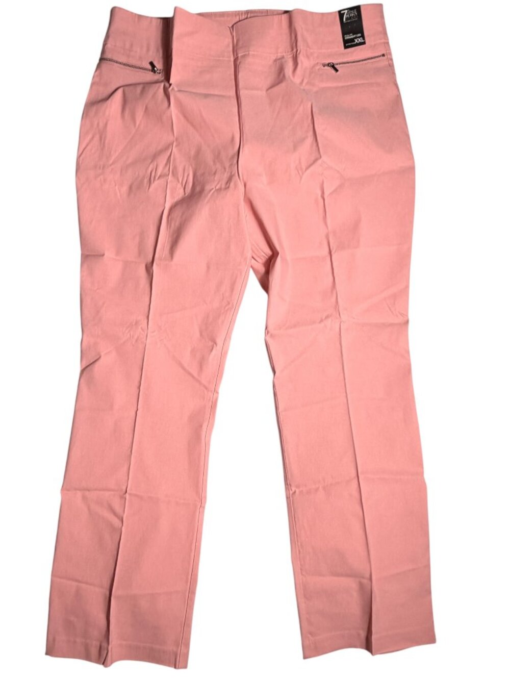 NWT New York & Co. 7th Ave Pink Straight-Leg Pants, SZ: XXL